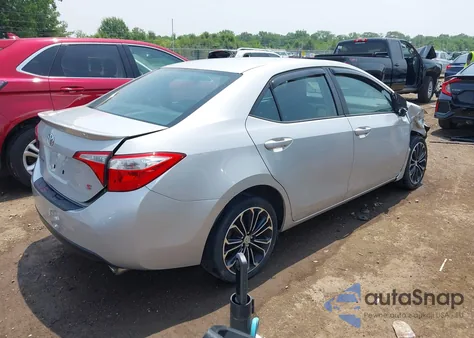 2015 Toyota Corolla S Plus from USA, damaged, VIN 2T1BURHE1FC405204
